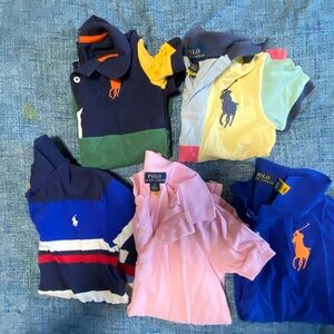 5 Polo by Ralph Lauren Kids' Multicolor Shirts. Great condition
